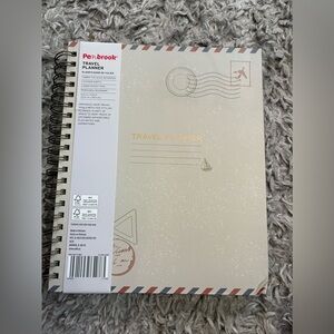 🆕 PENBROOK ✨ Travel Planner with Spiral Binding tan NWT